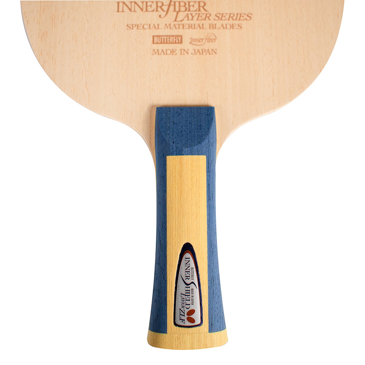 Innershield Layer ZLF Blade: Close-up of Flared Handle Type
